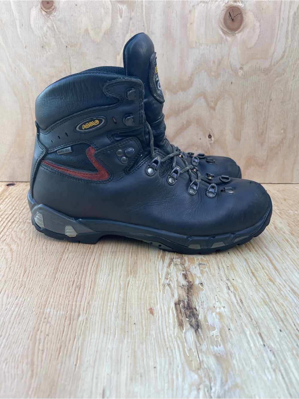 Asolo Women's Brown Leather Hiking Boots Size 10 waterproof boots